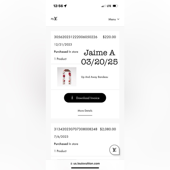 LV Up Up and Away Bandeau Sold out! - Picture 16 of 16